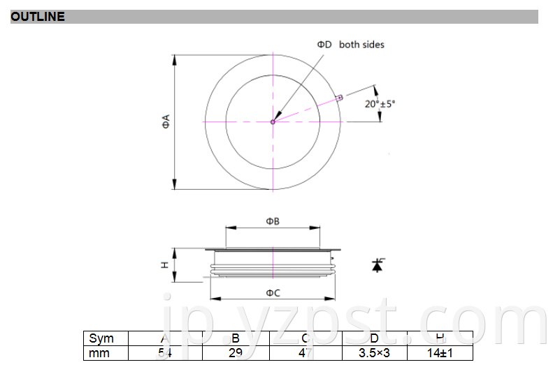 Sale Asymmetric Thyristors 438A applications